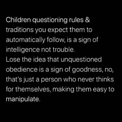 Children who question